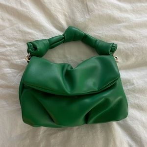 Zara green mini bag